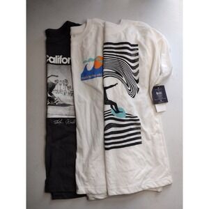 Grayson Threads Kids California Surf Skate Graphic T-Shirt Bundle 3pk Size M 8